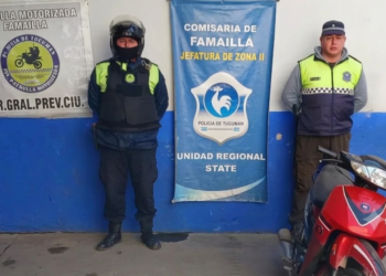 Recuperaron una motocicleta robada horas después de la denuncia en Famaillá