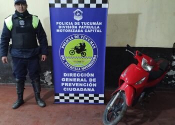 Recuperan en la Capital una motocicleta que había sido robada en Famaillá