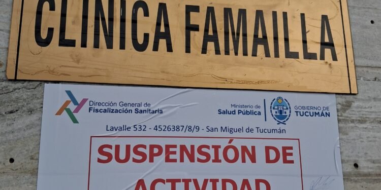 Clínica Famaillá suspendió la atención por disposición de Salud: qué pasará con las consultas