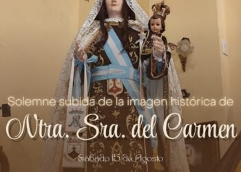 FAMAILLÁ SE PREPARA PARA LA SOLEMNE SUBIDA DE LA VIRGEN DEL CARMEN