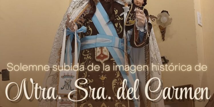 FAMAILLÁ SE PREPARA PARA LA SOLEMNE SUBIDA DE LA VIRGEN DEL CARMEN