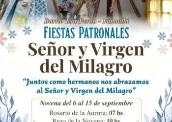 Barrio Eva Perón celebra las Fiestas Patronales del Señor y la Virgen del Milagro