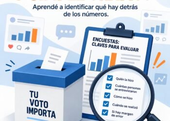 ¿Encuesta real o simple gráfico? Los datos que tenés que mirar antes de creer en un sondeo electoral