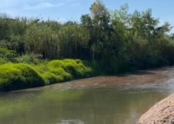 Río Famaillá: piden no ingresar al agua por trabajos de dragado