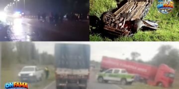RUTA 9: TRES SINIESTROS VIALES DEJARON CUATRO PERSONAS FALLECIDAS DURANTE EL FIN DE SEMANA