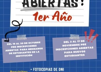 La Escuela de Comercio Ricardo Rojas abre las preinscripciones para primer año